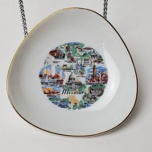 Vintage Missouri State Plate Saucer